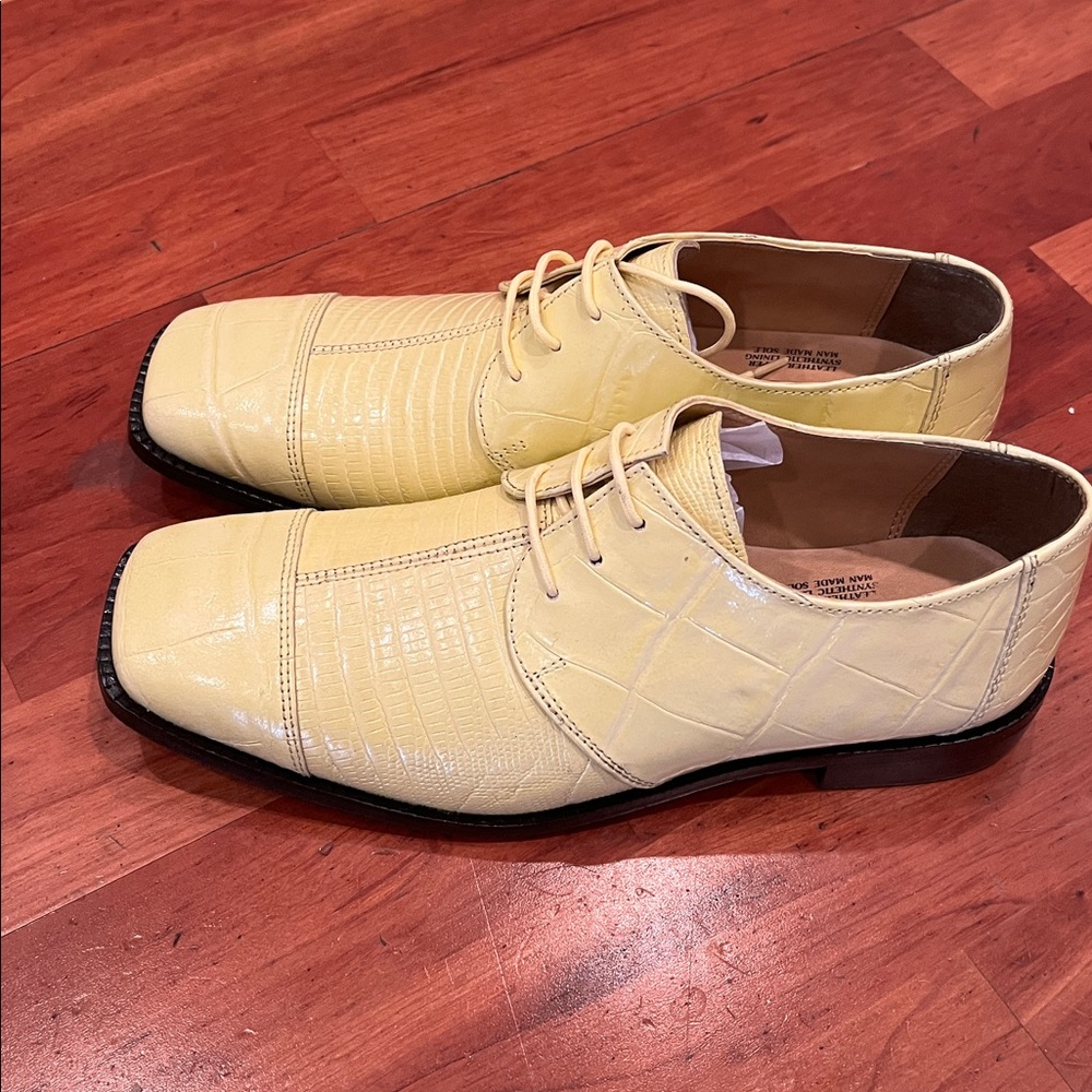 NWT LIBERTYZENO Animal Print Genuine Leather Lace Up Oxford - Picture 7 of 10